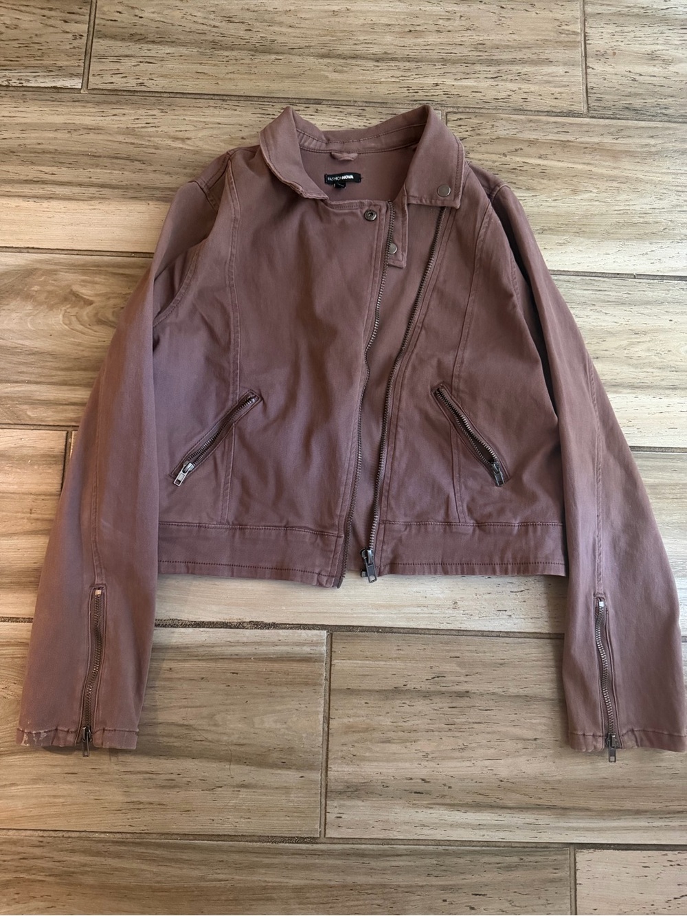Women's Mauve Moto Jacket